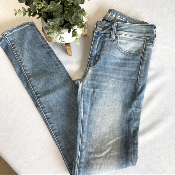 American Eagle Jegging Super Stretch 4 X-Long blue - Picture 12 of 12